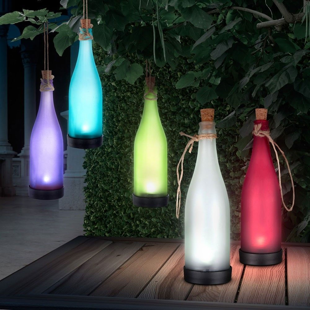 LED Solar Hanging Garden Bottl...