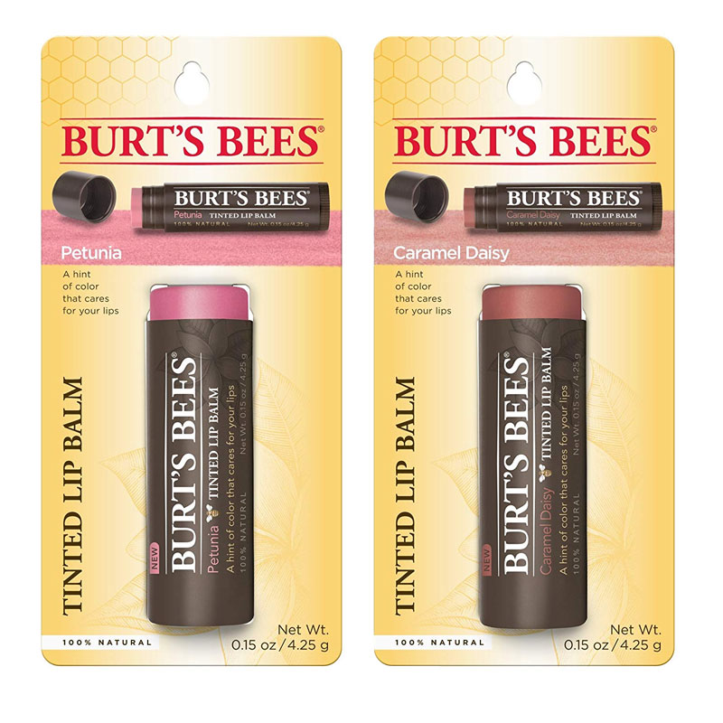 $9.99 (reg $28) 4 Pack of Burts Bees Tinted Lip Balm