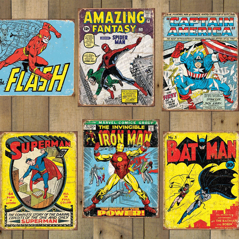 Retro Marvel Tin Signs are bac...