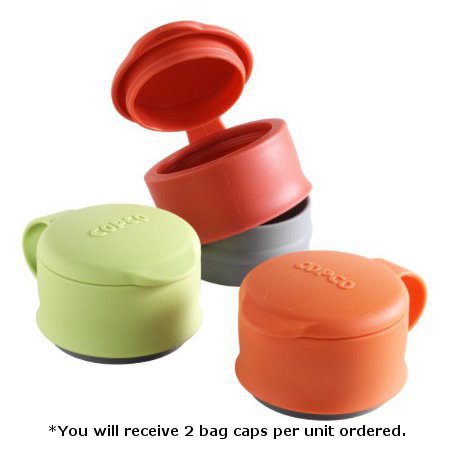 2 Pack Copco Medium Bag Cap - Make Any Bag a Reusable Container!
