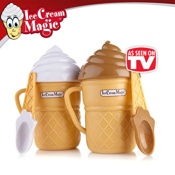 Ice Cream Magic Set of 2 - Make Ice Cream In 3 Minutes! - 13 Deals