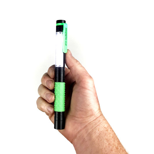 Compact COB LED Magnetic Pocket Pen Light with 200 Lumen Brightness! Batteries Included! Order 6+ for just $4 each! SHIPS FREE!