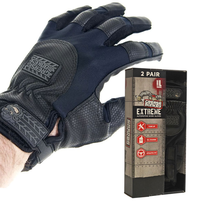 2 Pairs of Grease Monkey Extreme Gloves Large and Extra Large Available Ships FREE 13 Deals
