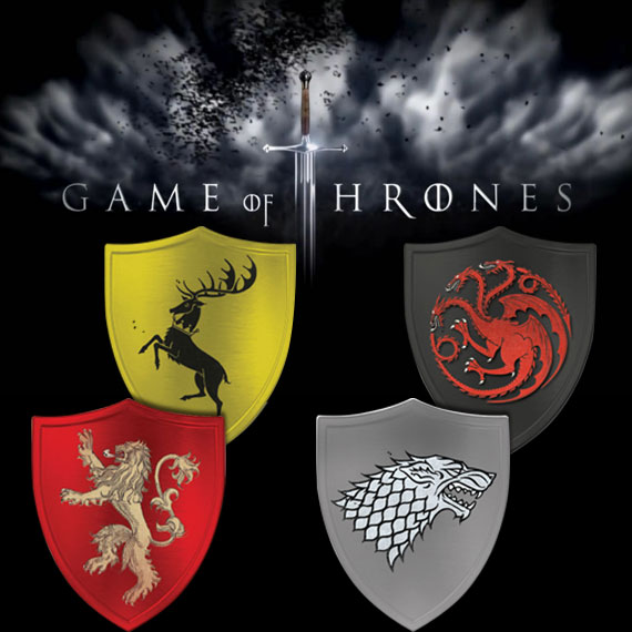 $3.99 (reg $10) Game Of Thrones House Sigil Decals