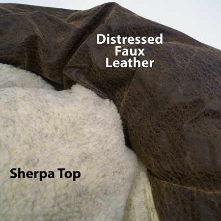 Photo inspiration: Fresh Look at Sherpa Top Add Your Own Stuffing Pet Bed