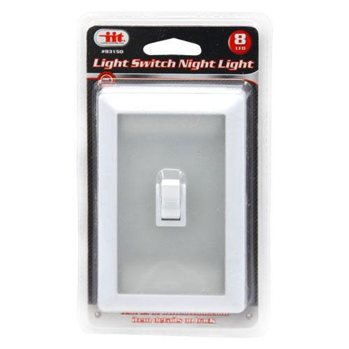 Wireless 8 LED LightSwitch Night Light Ingenious! See the Video! One for 4.49 or Two for 7