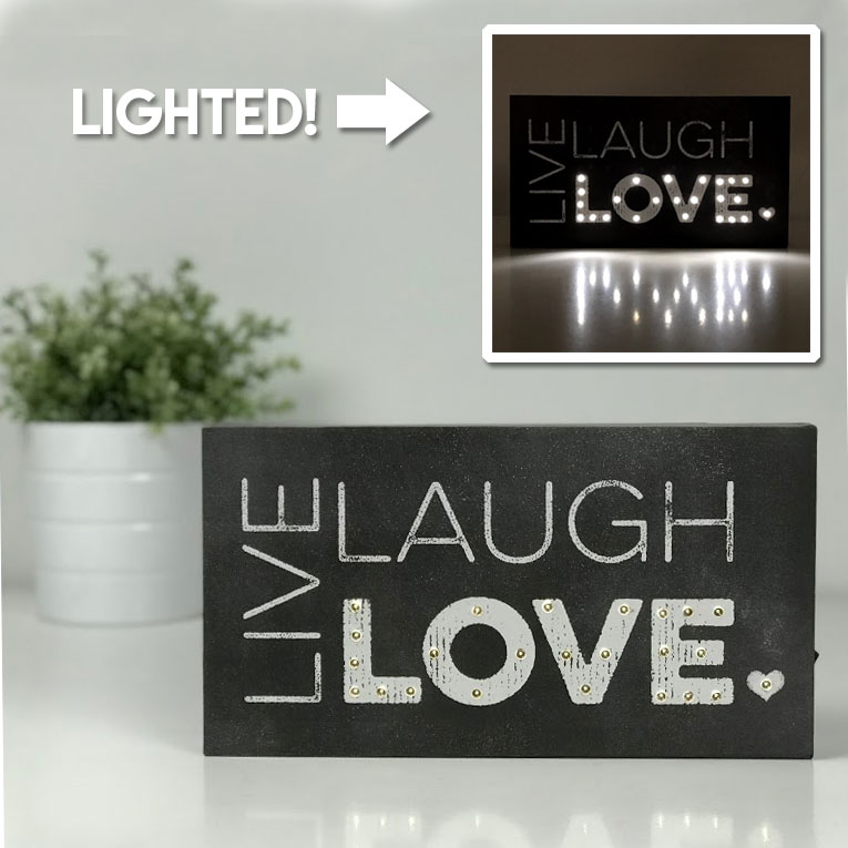 Live Laugh Love Lighted Marquee Sign Ships Free 13 Deals