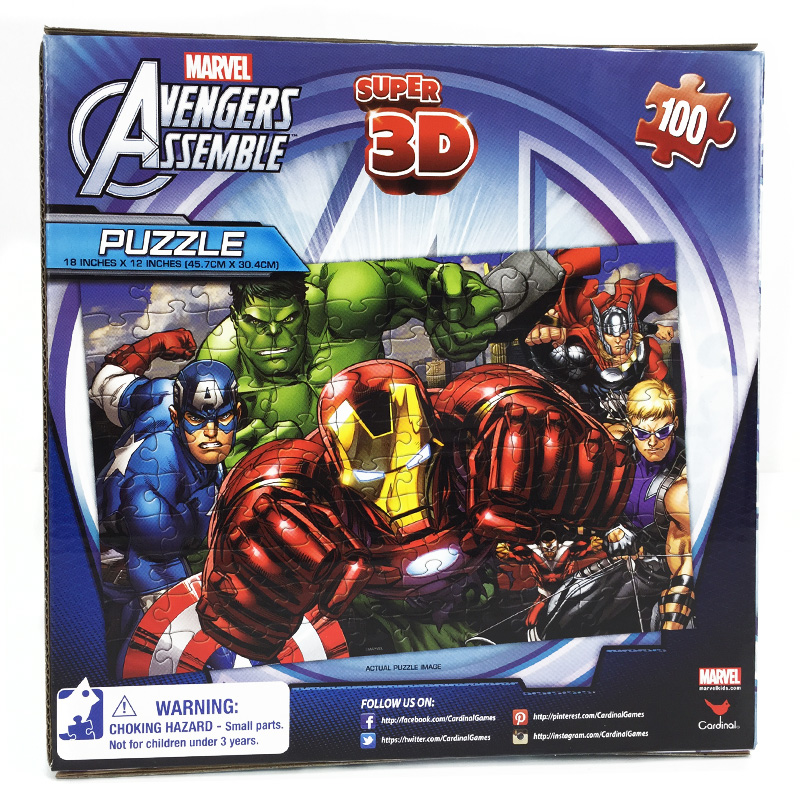 Marvel Super 3D Puzzles Iron Man 3 or Avengers Assemble SHIPS FREE! 13 Deals