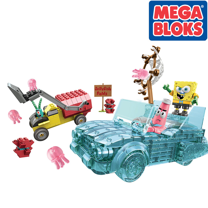 Mega Bloks SpongeBob SquarePants Jellyfish Fields Building Set