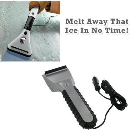 $9.99 (reg $25) Electric Heated Ice Scraper