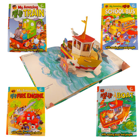 My Amazing Giant Pop-Up Books - 4 Piece Set! - 13 Deals