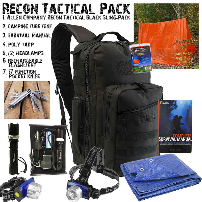 8 piece Recon Tactical Surviva...