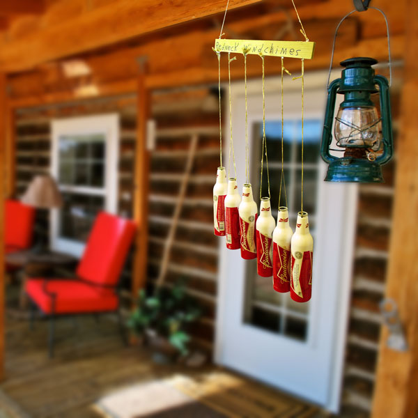 How To Make Aluminum Beer Bottle Wind Chimes Rocketshotz The Redneck Aluminum Beer Bottle Wind Chime Fancy Up Your Patio