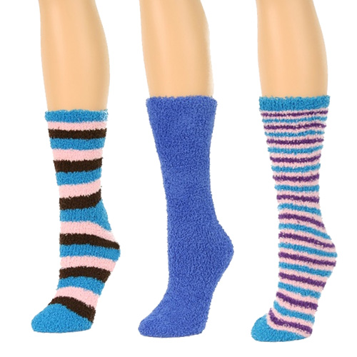 FREE  3 Pairs of Super Cozy Fuzzy Socks