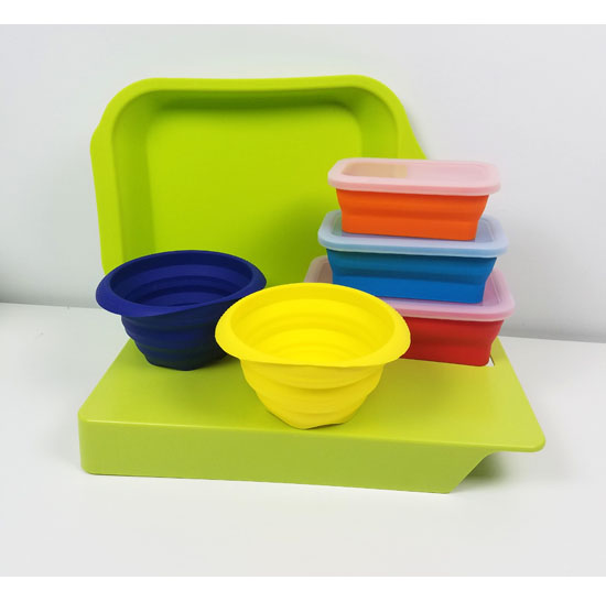 10 Piece Silicone Collapsible.