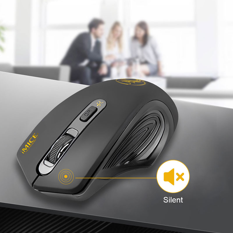 Wave Click Computer Mouse FLASH SALE - NEW Wireless 'Silent Click' Ergonomic Computer Mouse - No ...