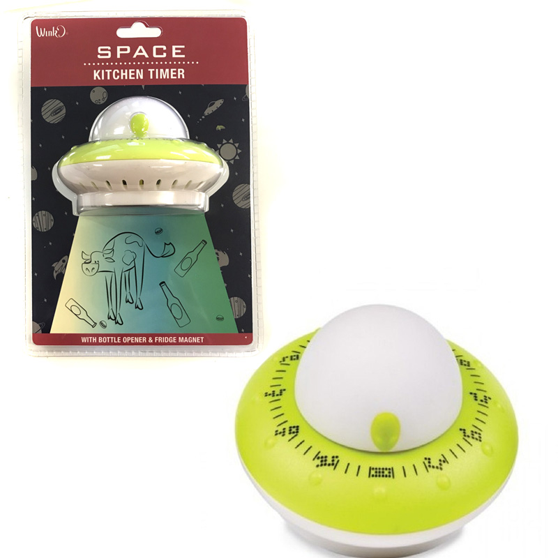 Flying Saucer Kitchen Timer w.