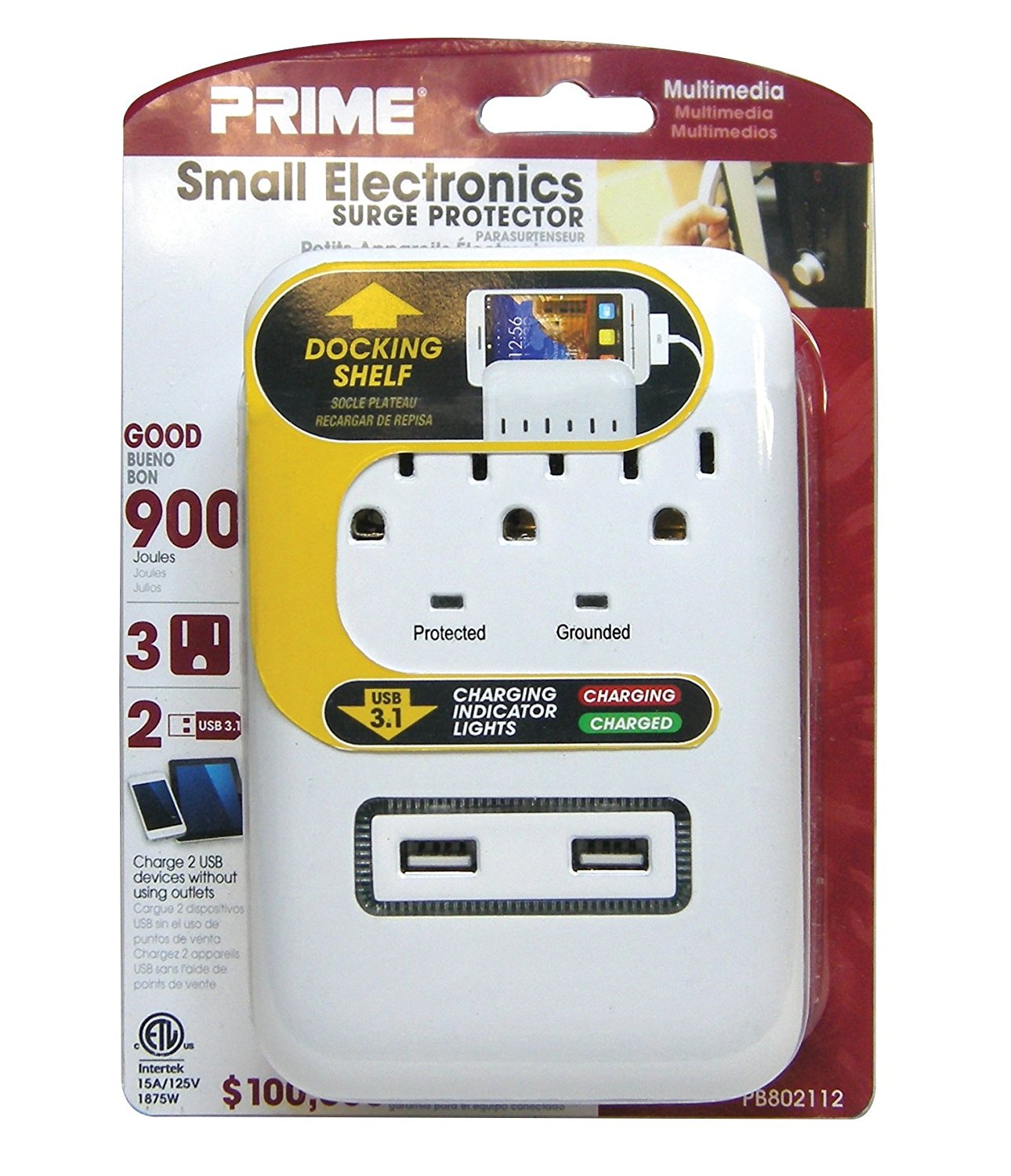 Prime High Speed 5 Port (2 USB...