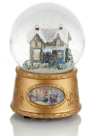 thomas kinkade collectible christmas musical snow globes antique christmas snow globes