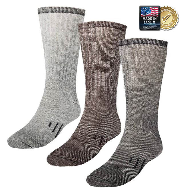 2 Pairs of GENUINE Merino Wool Socks by Mountain Lodge $6.99 (Reg. $29.98)